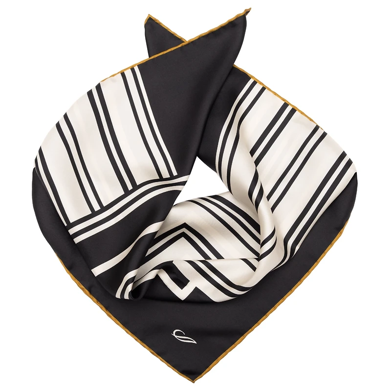 Elizabetta Men's Lazio - Hand Rolled Silk Neckerchief for Men
