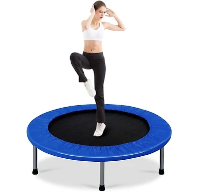 36 Inch Mini Folding Trampoline Portable Recreational Fitness Rebounder