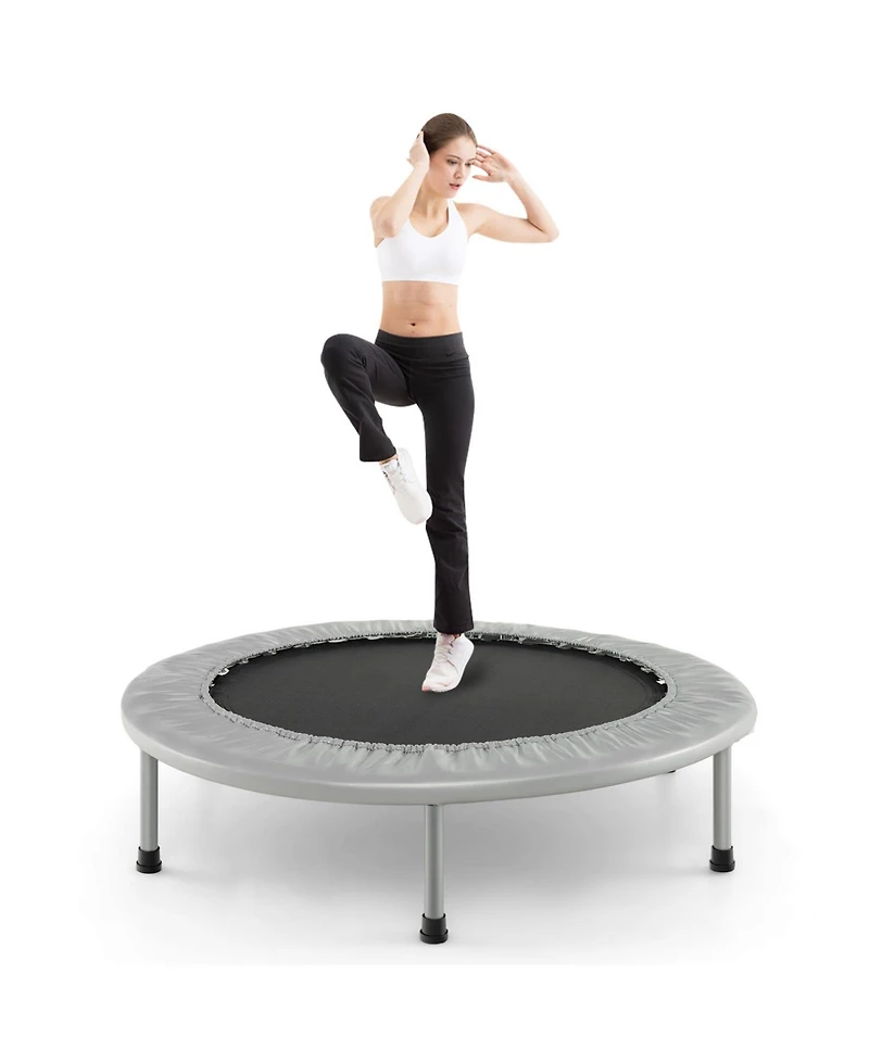 36 Inch Mini Folding Trampoline Portable Recreational Fitness Rebounder