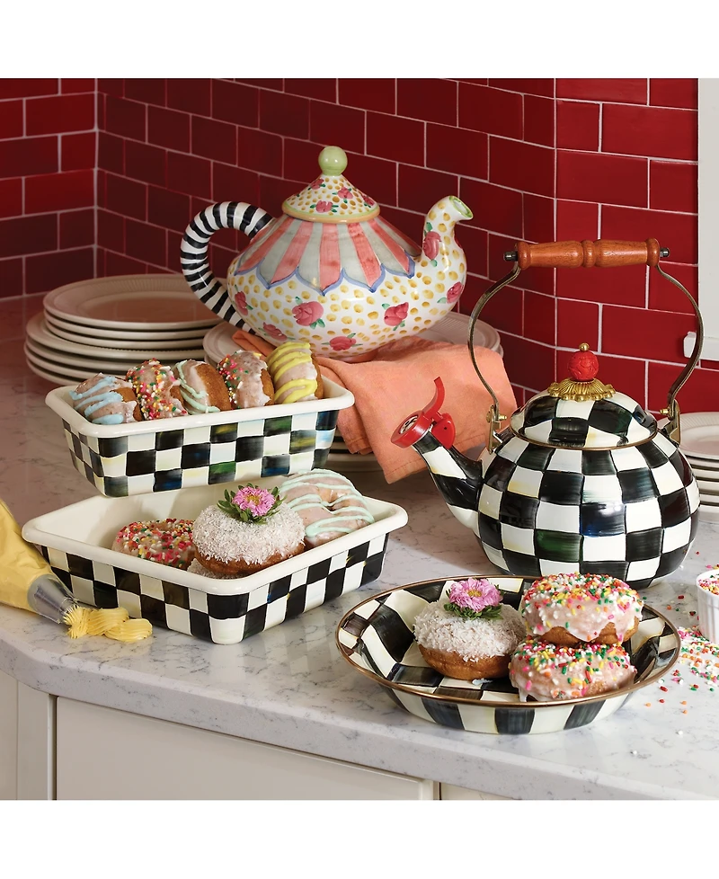 MacKenzie-Childs Courtly Check 8" Square Baking Pan