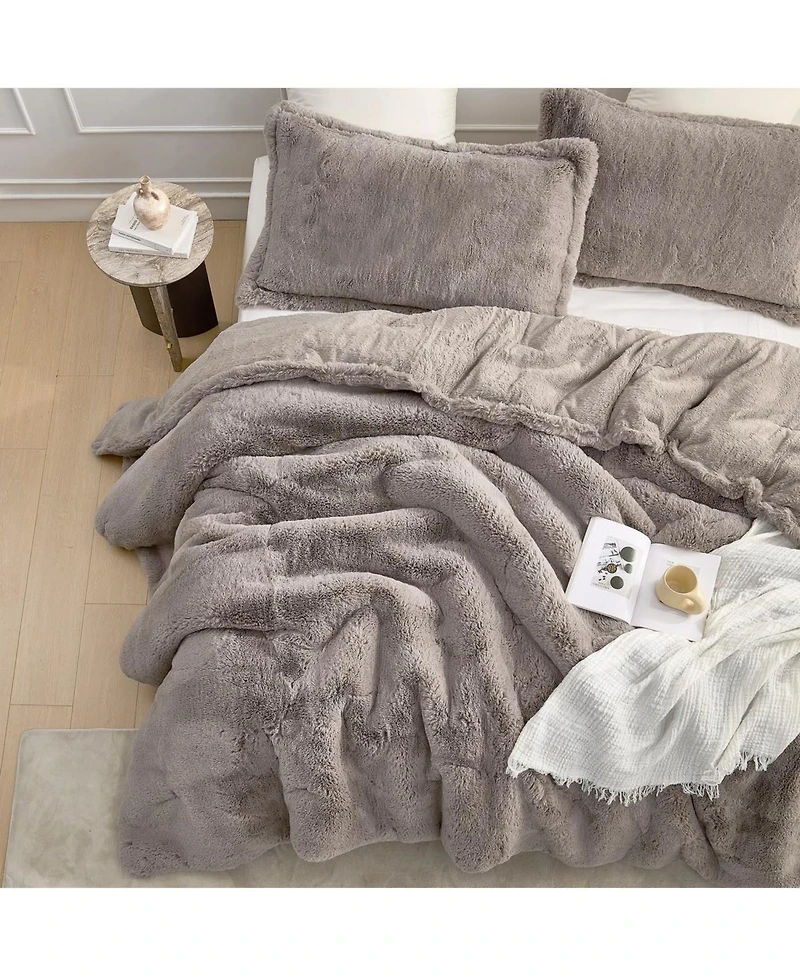 Chunky Bunnies - Coma Inducer Oversized Comforter Set - Taupewood