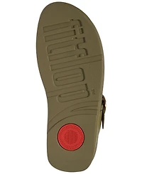 FitFlop Women's Lulu Adjustable Leather Toe-Post Sandals