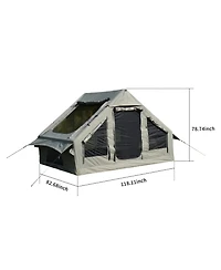 Mondawe Inflatable Camping Tent Easy Setup 4 Season Glamping