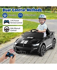 12V Licensed Ford Mustang Shelby GT500 Kids Ride on Car with Remote Control for Aged 3-8