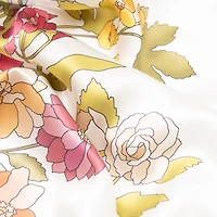 Bouquet - Long Satin Silk Scarf for Women