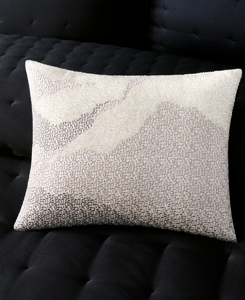 Donna Karan Home Beaded Cloud Decorative Pillow, 16" x 20"