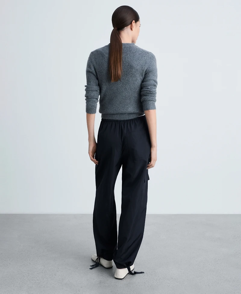Mango Women's Straight Cargo Pants