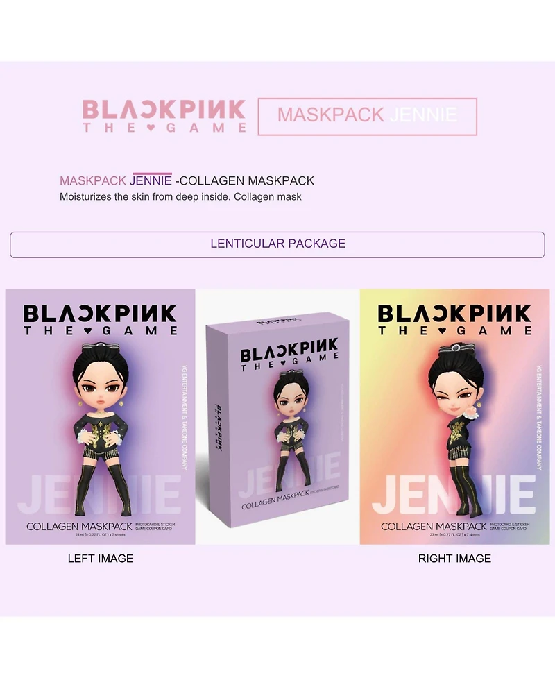 "Blackpink The Game" Maskpack Set