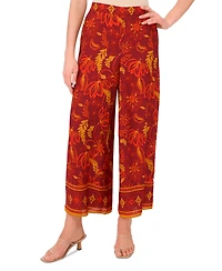 Vince Camuto Women's Printed Pull-On Wide-Leg Pants