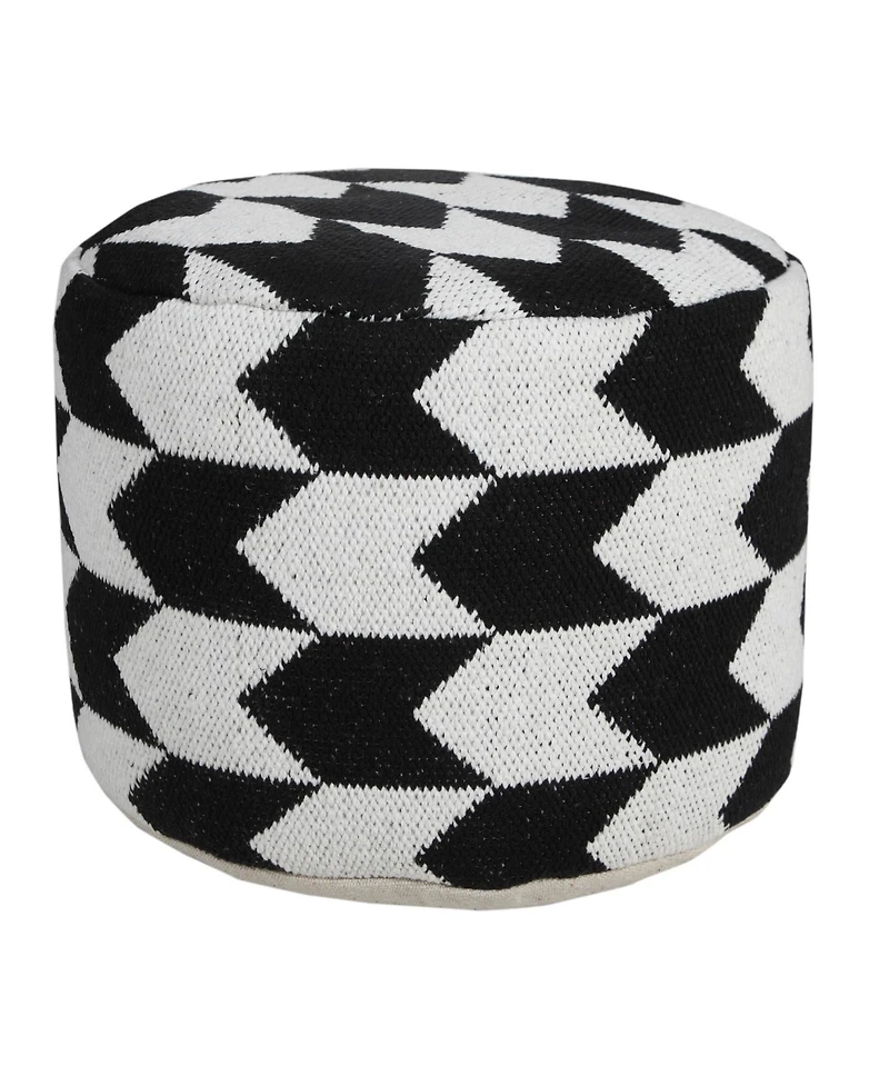 Soft Cotton Blend Ottoman for Footrest and Stylish Living Room Decor
