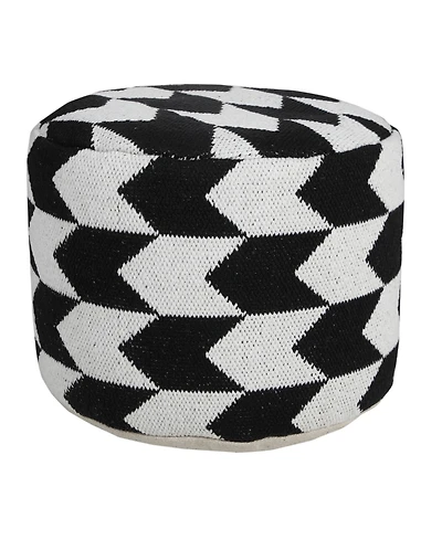 Soft Cotton Blend Ottoman for Footrest and Stylish Living Room Decor
