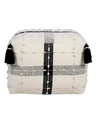 Cotton Ottoman Footrest for Living Room Comfort and Stylish Seating