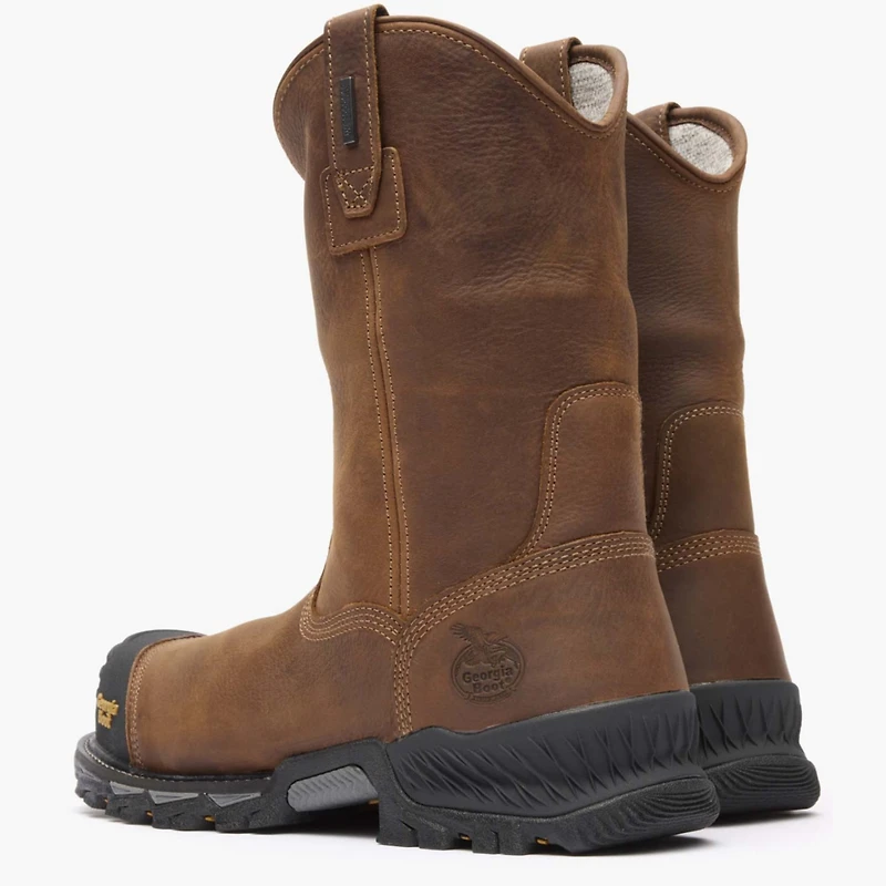 Georgia Boot Men's Rumbler Composite Toe Waterproof Pull-on Work