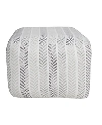 Handcrafted Cotton Ottoman Pouf for Modern Spaces