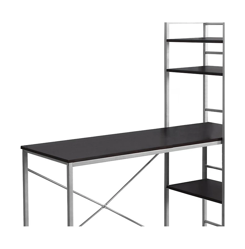 Modern Computer Desk with Spacious Work Surface and Storage