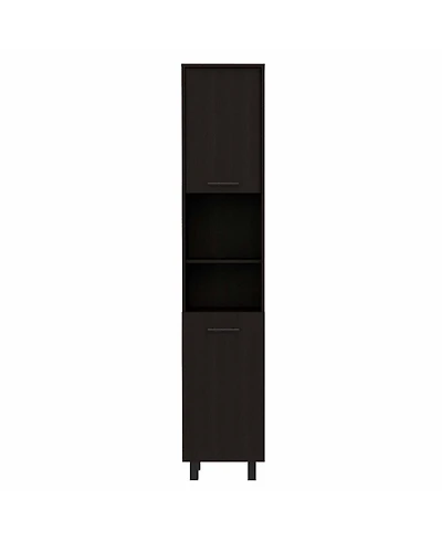 Modern Pantry Cabinet with Five Shelves for Kitchen Storage and Organization