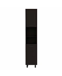 Modern Pantry Cabinet with Five Shelves for Kitchen Storage and Organization