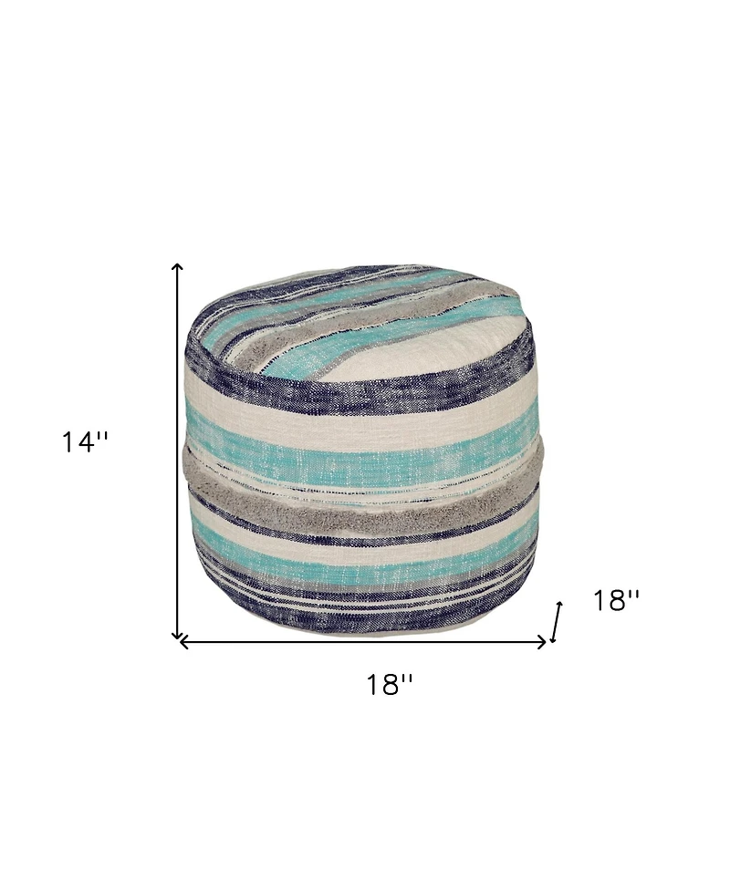 Soft Cotton Ottoman for Footrest Living Room Seating and Cozy Decor