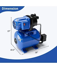 1200 W Garden Water Pump Shallow Well Pressurized Irrigation