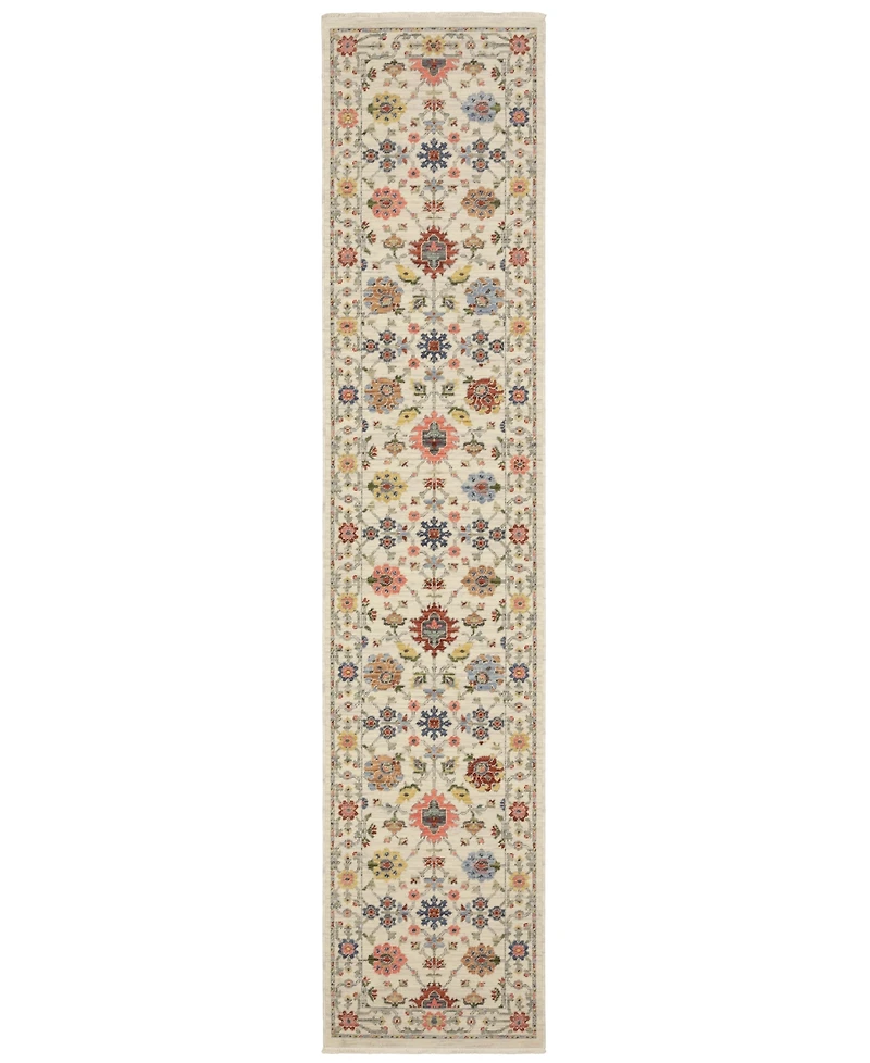 Oriental Weavers Lucca 093W1 2'6"x12' Runner Area Rug