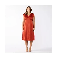 Estelle Burning Desert Textured Dress