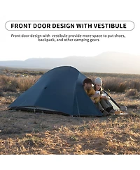 Naturehike Cloud Up Free Standing 2 Person Backpacking Tent Ultralight Nylon Double Layer Camping Tents for Two