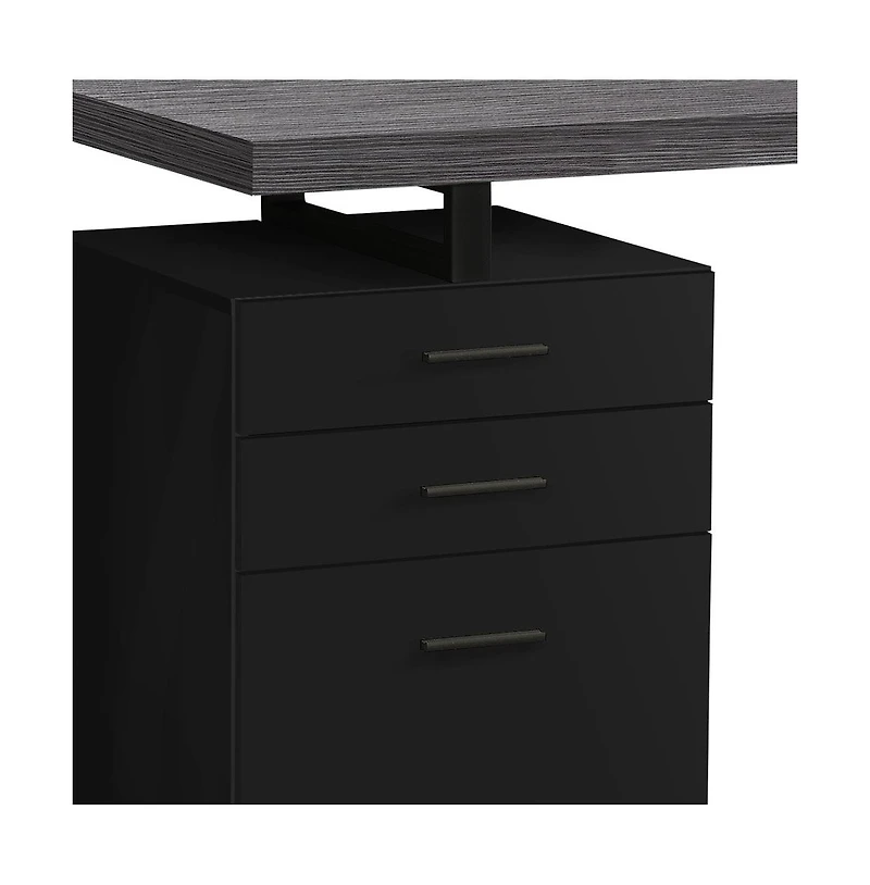 Sleek Computer Desk with Storage – Includes 3 Drawers for Organization