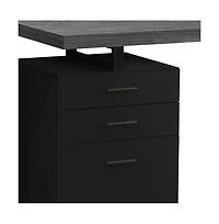 Sleek Computer Desk with Storage – Includes 3 Drawers for Organization