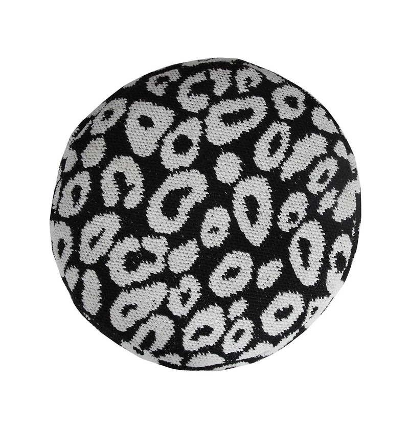 Cotton Blend Ottoman for Living Room Footrest and Comfortable Seating