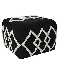 Modern Cotton Ottoman for Home Furniture and Lounge Spaces