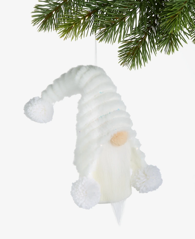 Holiday Lane Northern Lights White Gnome Ornament, Exclusively at Macy's