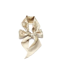 Coach Stacked Tabby Bags Print Silk Skinny Scarf