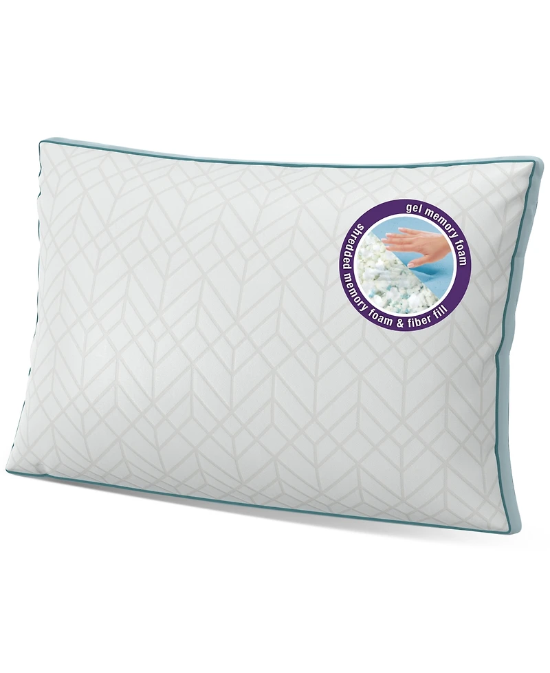 IntelliSLEEP Tailored Rest Cool Flip Customizable Memory Foam Pillow, Standard