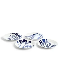 Royal Doulton 1815 Pacific Mixed Pattern Dinner Plates, Set of 4