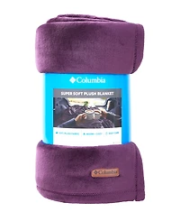Columbia Super Soft Plush Fleece Blanket