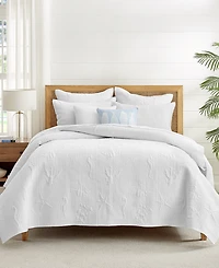 Levtex Cross Stitch Sea Textured -Pc. Quilt Set