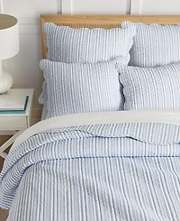 Levtex Martha Stripe Reversible 3-Pc. Quilt Set, King/California King
