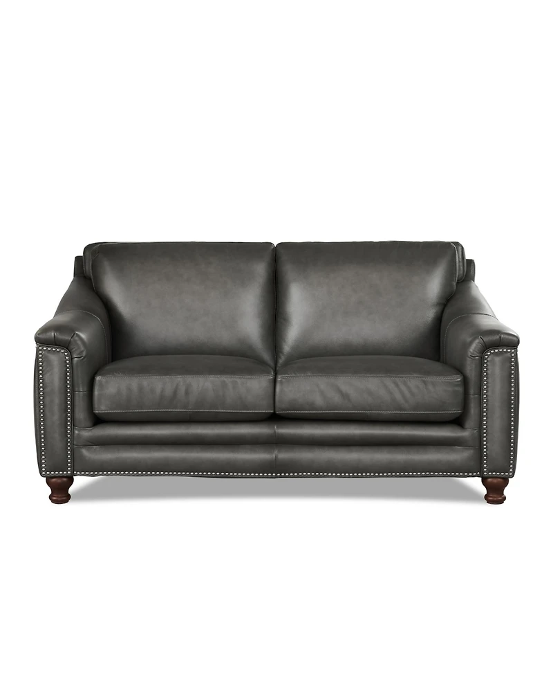 Hydeline Belfast 67" Top Grain Leather Loveseat