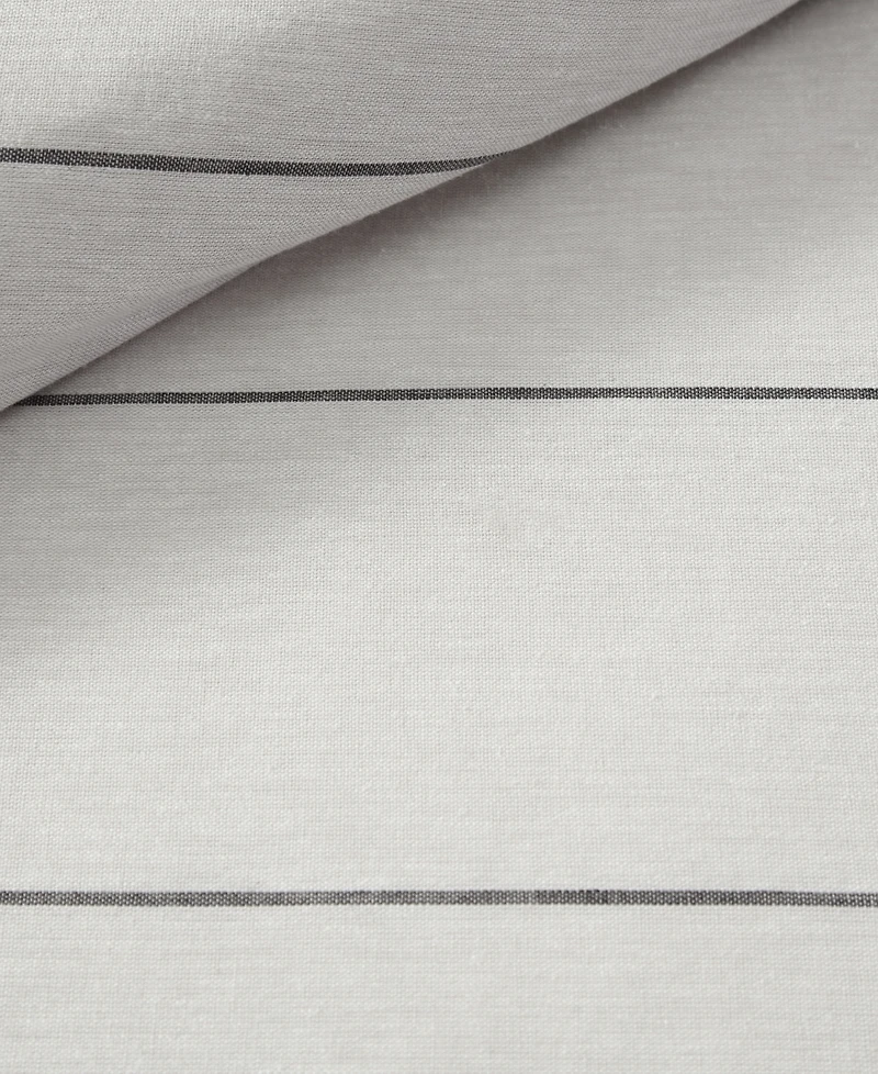 Levtex Leo Stripe Textured 3-Pc. Duvet Cover Set