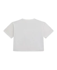 Guess Big Girl Short Sleeve with Rhinestone Logo T-Shirt