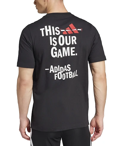 adidas Men's Regular-Fit Football Logo Graphic T-Shirt