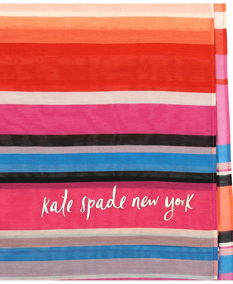 Kate Spade New York Women's Sunny Stripe Oblong Scarf