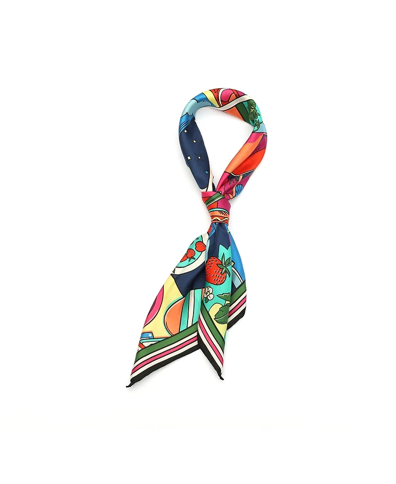 Kate Spade New York Women's Summer Scene Silk Square Scarf