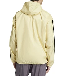 adidas Men's Essential Three-Stripes Woven Windbreaker