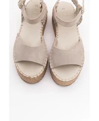 Serez Leather Platform Espadrilles Sandal (Women)