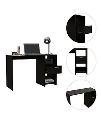 Sturdy Computer Desk with Large Work Surface and Drawers