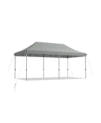 10 x 20 Feet Adjustable Folding Heavy Duty Sun Shelter with Carrying Bag