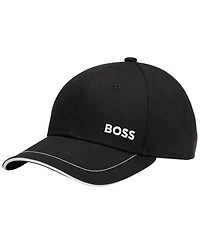 Boss by Hugo Men's Logo Detail Cotton-Twill Cap