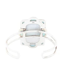 Barse Scenic Beach Blue Larimar and Sterling Silver Cuff Bracelet