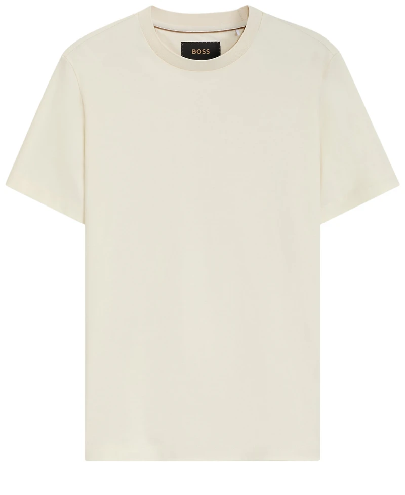 Boss by Hugo Men's Mercerized-Cotton Regular-Fit T-Shirt